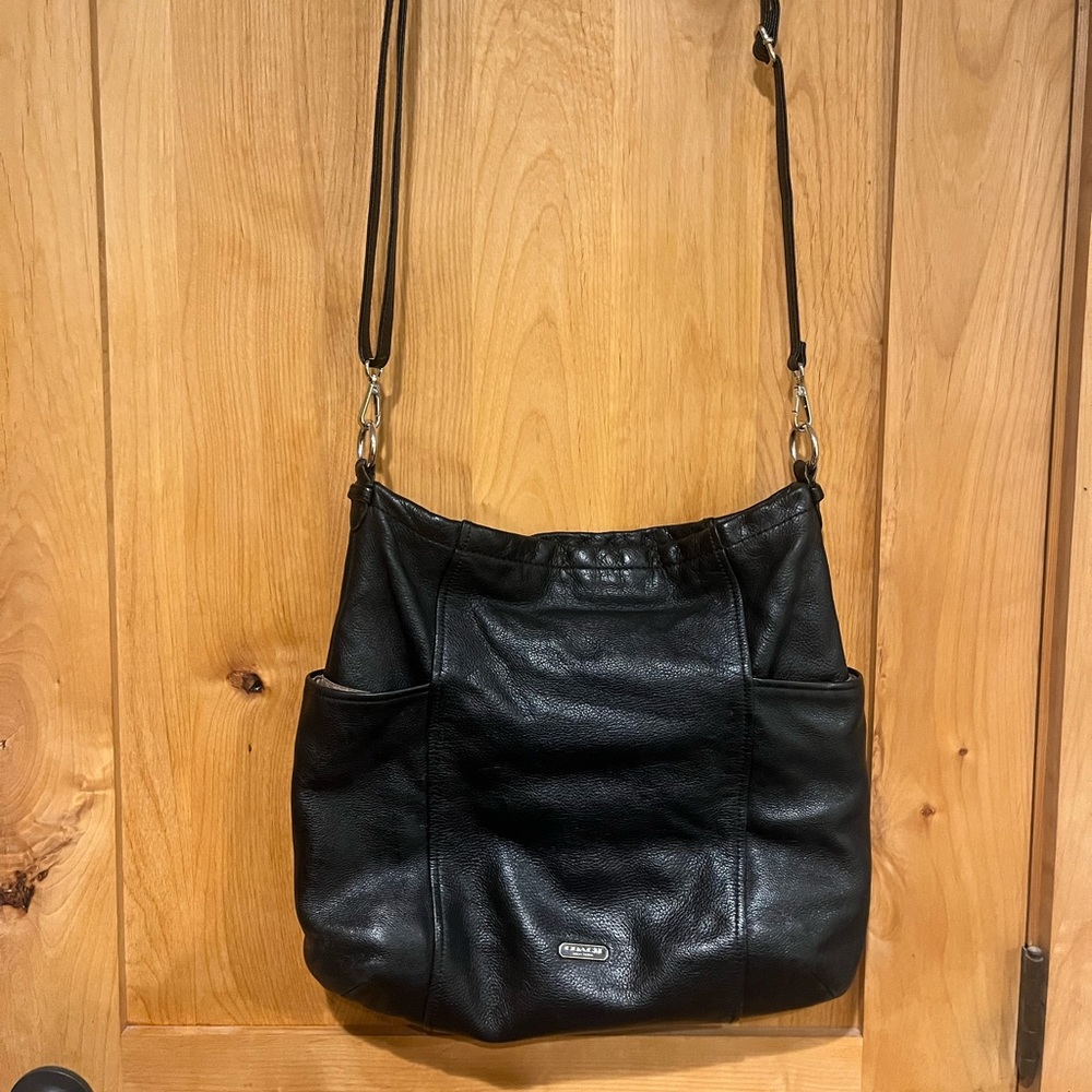Coach Park Leather Hobo Crossbody Bag